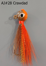 Load image into Gallery viewer, AJ_28-JigBucktail-Crawdad
