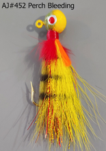 Load image into Gallery viewer, AJ_452-JigBucktail-Perch-Bleeding
