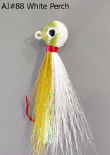 Load image into Gallery viewer, AJ_88-JigBucktail-White-Perch