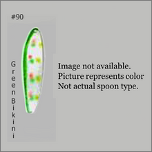 Load image into Gallery viewer, Moosalamoo BB Gun #90 Green Bikini Trolling Spoon
