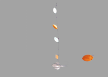 Load image into Gallery viewer, Vertical Cable Flasher Attractor #07 Silver Copper Tape