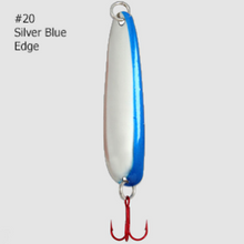 Load image into Gallery viewer, MoosalamooSpoon-61Heavy-Gun-Silver-Blue-Edge