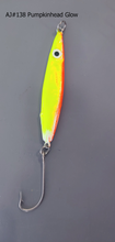 Load image into Gallery viewer, AJ_138-Swimstik-Jigging-Lure-1.25oz-Pumpkinhead-Glow
