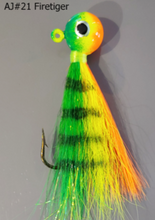 Load image into Gallery viewer, AJ_21-JigBucktail-1.05oz-Firetiger