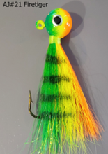 Load image into Gallery viewer, AJ_21-JigBucktail-1.05oz-Firetiger
