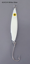 Load image into Gallery viewer, AJ_214-Swimstik-Jigging-Lure-1.25oz-White-Glow