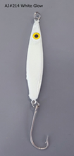 Load image into Gallery viewer, AJ_214-Swimstik-Jigging-Lure-1.25oz-White-Glow
