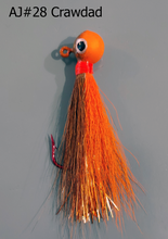 Load image into Gallery viewer, AJ_28-Jigbucktail-1_2oz-Crawdad
