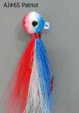 Load image into Gallery viewer, AJ_65-JigBucktail-1.05-oz-Patriot