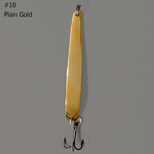 Load image into Gallery viewer, Moosalamoo BB Gun 10 Plain Gold Trolling Spoon
