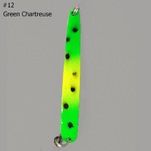 Load image into Gallery viewer, BB Gun 12 Green Chartreuse Trolling Spoon
