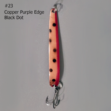 Load image into Gallery viewer, BB Gun 23 Copper Purple Edge Trolling Spoon
