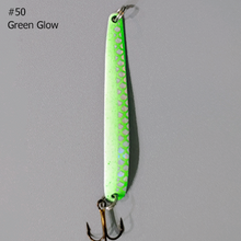 Load image into Gallery viewer, BB Gun 50 Green Glow Trolling Spoon