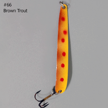 Load image into Gallery viewer, BB Gun 66 Brown Trout Trolling Spoon

