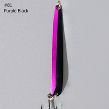 Load image into Gallery viewer, BB Gun 81 Purple Black Trolling Spoon