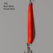 Load image into Gallery viewer, BB Gun 86 Roof Rafta Purple Belly Trolling Spoon