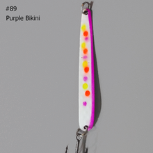 Load image into Gallery viewer, BB Gun 89 Purple Bikini Trolling Spoon