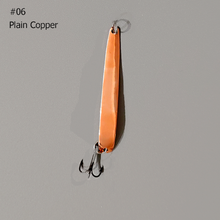 Load image into Gallery viewer, Moosalamoo Mini BB Gun #06 Plain Copper Trolling Spoon
