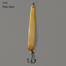 Load image into Gallery viewer, Moosalamoo Mini BB Gun #10 Plain Gold Trolling Spoon
