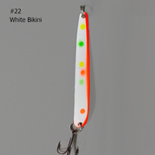Load image into Gallery viewer, Moosalamoo Mini BB Gun #22 White Bikini Trolling Spoon