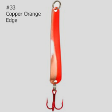 Load image into Gallery viewer, Moosalamoo Mini BB Gun #33 Copper Orange Edge Trolling Spoon