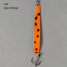 Load image into Gallery viewer, Moosalamoo Mini BB Gun #46 Ugle Orange Trolling Spoon