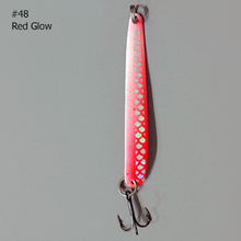 Load image into Gallery viewer, Moosalamoo Mini BB Gun #48 Red Glow Trolling Spoon