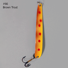 Load image into Gallery viewer, Moosalamoo Mini BB Gun #66 Brown Trout Trolling Spoon