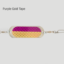 Load image into Gallery viewer, Moosalamoo SD00007-TrollingDodger-Purple-Gold-Tape
