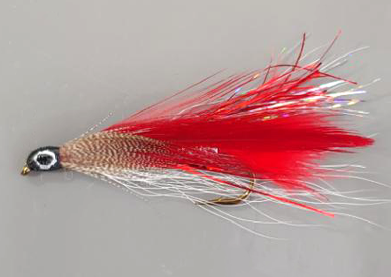 Tandem Red Grey Ghost Streamer Fly