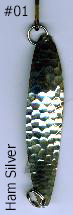 Load image into Gallery viewer, Top Gun 01 Hammered Silver Trolling Spoon