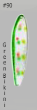 Load image into Gallery viewer, TG-90-Green-Bikini