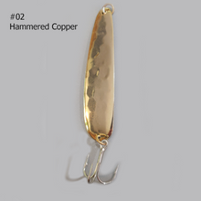 Load image into Gallery viewer, #02-Moosalamoo 61-Heavy-Gun-Hammered-Copper-Trolling-Spoon
