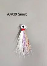 Load image into Gallery viewer, AJ_39-Bucktail-Jig-1_4-oz-Smelt
