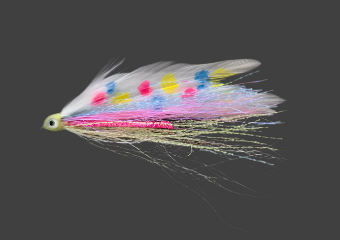 Single Hook Wonderbread Feather Streamer Fly