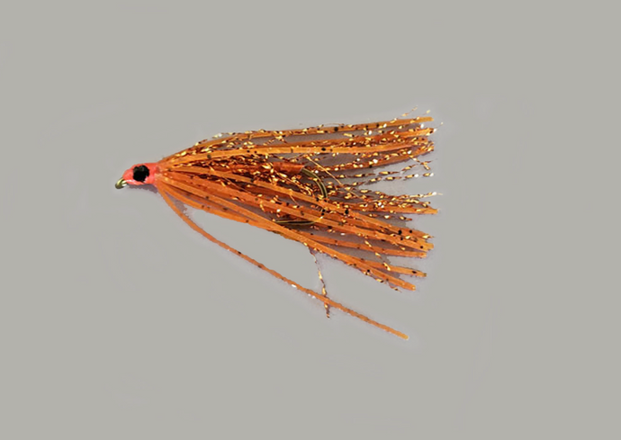 Winni-Squid Orange Copper Streamer Fly
