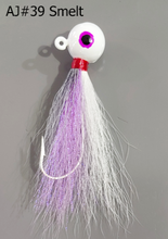Load image into Gallery viewer, AJ#39 Bucktail Jig Smelt
