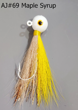 Load image into Gallery viewer, AJ_69-JigBucktail-1.05-oz-Maple-Syrup
