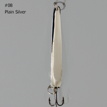 Load image into Gallery viewer, BB Gun 08 Plain Silver Trolling Spoon
