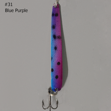 Load image into Gallery viewer, BB Gun 31 Blue Purple Trolling Spoon
