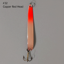 Load image into Gallery viewer, BB Gun 32 Copper Red Head Trolling Spoon
