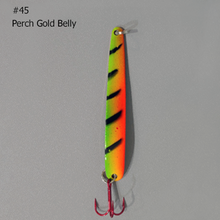 Load image into Gallery viewer, BB Gun 45 Perch Gold Belly Trolling Spoon
