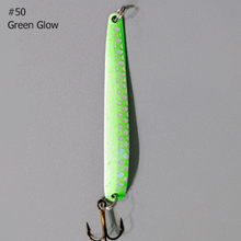 Load image into Gallery viewer, BB Gun 50 Green Glow Trolling Spoon
