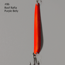 Load image into Gallery viewer, BB Gun 86 Roof Rafta Purple Belly Trolling Spoon
