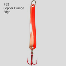 Load image into Gallery viewer, Moosalamoo Mini BB Gun #33 Copper Orange Edge Trolling Spoon
