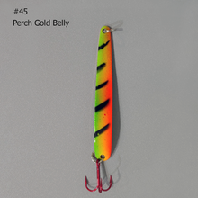 Load image into Gallery viewer, Moosalamoo Mini BB Gun #45 Perch Gold Belly Trolling Spoon
