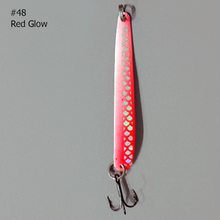 Load image into Gallery viewer, Moosalamoo Mini BB Gun #48 Red Glow Trolling Spoon
