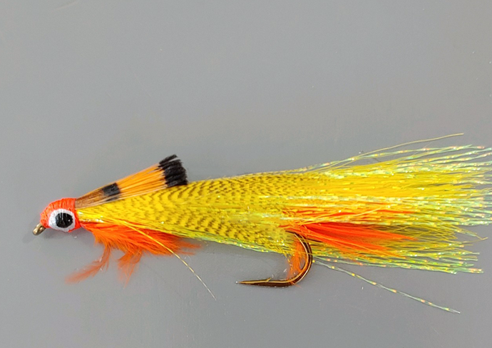 Single Pumpkinhead Streamer Fly