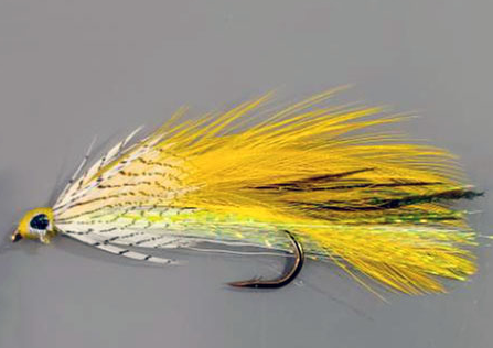 Single Yellow Ghost Streamer Fly