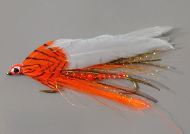 Tandem Orange Grey Ghost Streamer Fly